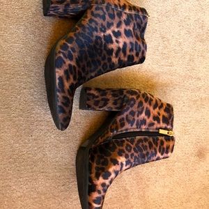 Leopard/Cheetah print boots